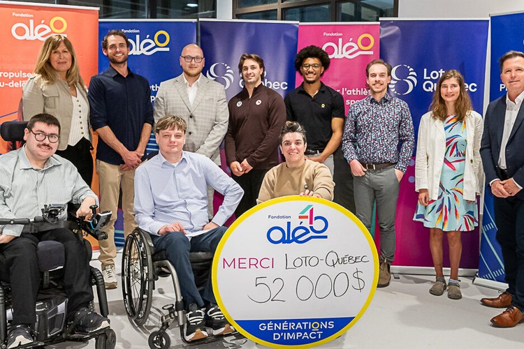 Loto-Québec and Fondation Aléo Recognize 13 Para-Athletes